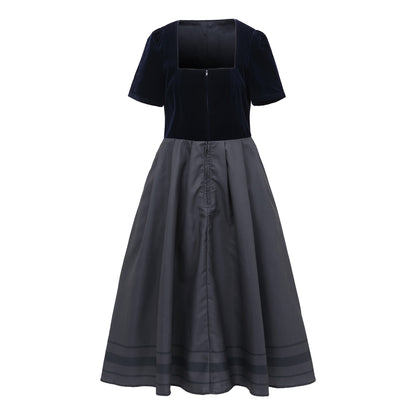 Oktoberfest Black Vintage Dirndl Dress