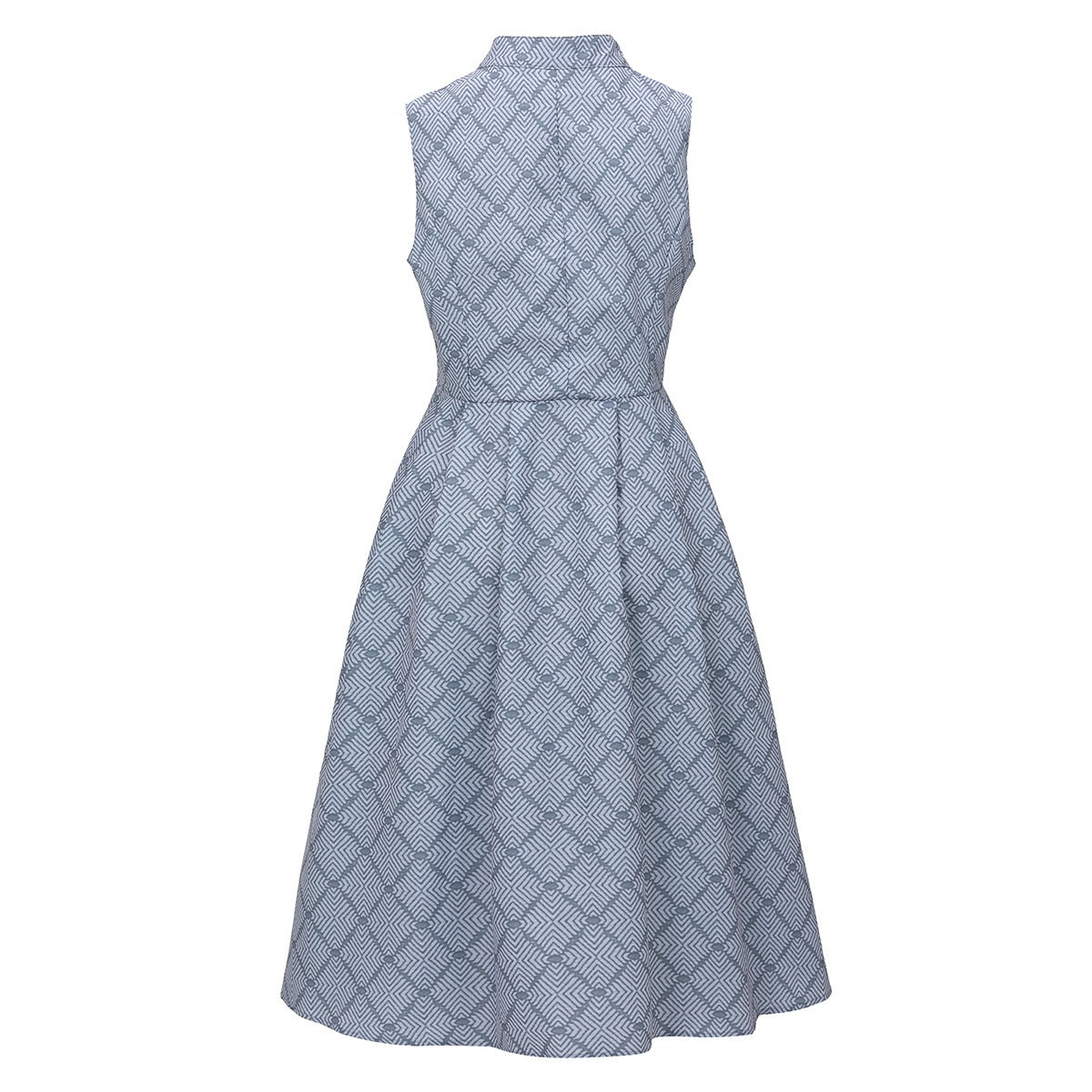 Oktoberfest Gray Elegant Dirndl Dress with Apron