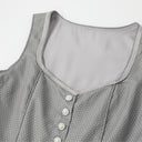 Oktoberfest Kakhi Classic Dirndl Dress with Apron - Retrorobe