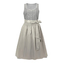 Oktoberfest Kakhi Classic Dirndl Dress with Apron - Retrorobe