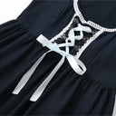 Oktoberfest Blue Dirndl Dress with Blouse & Apron - Retrorobe