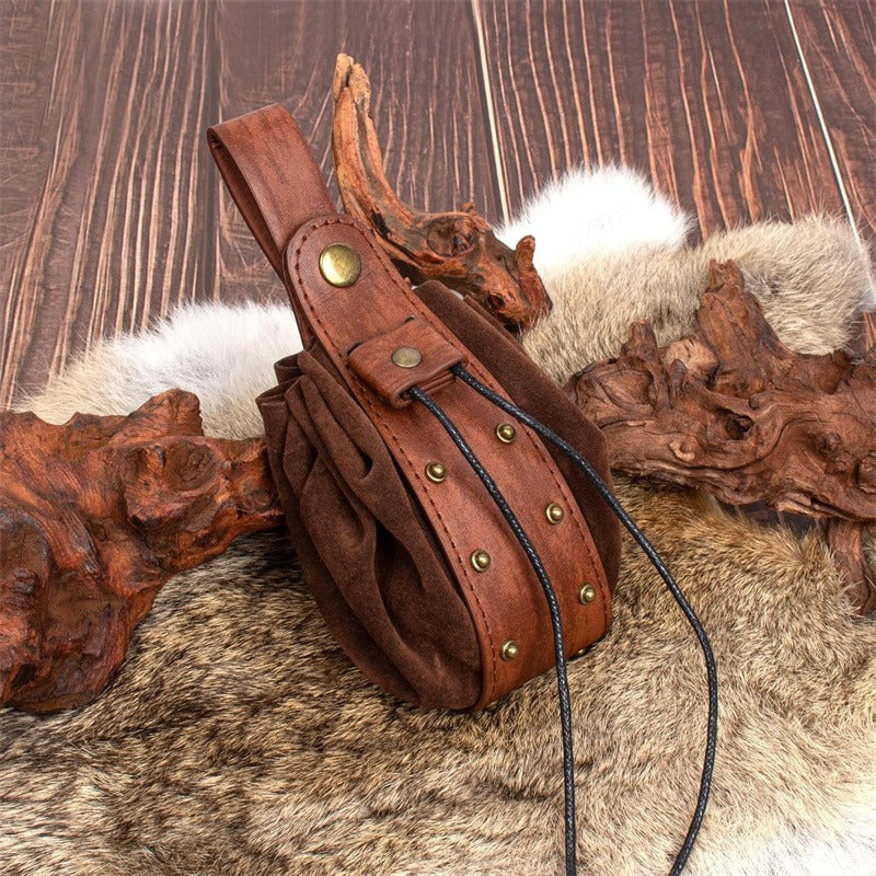 Medieval LARP Waist Belt with Pouch & Magic Bottle