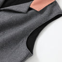 Oktoberfest Grey Elegant Dirndl Dress with Apron - Retrorobe