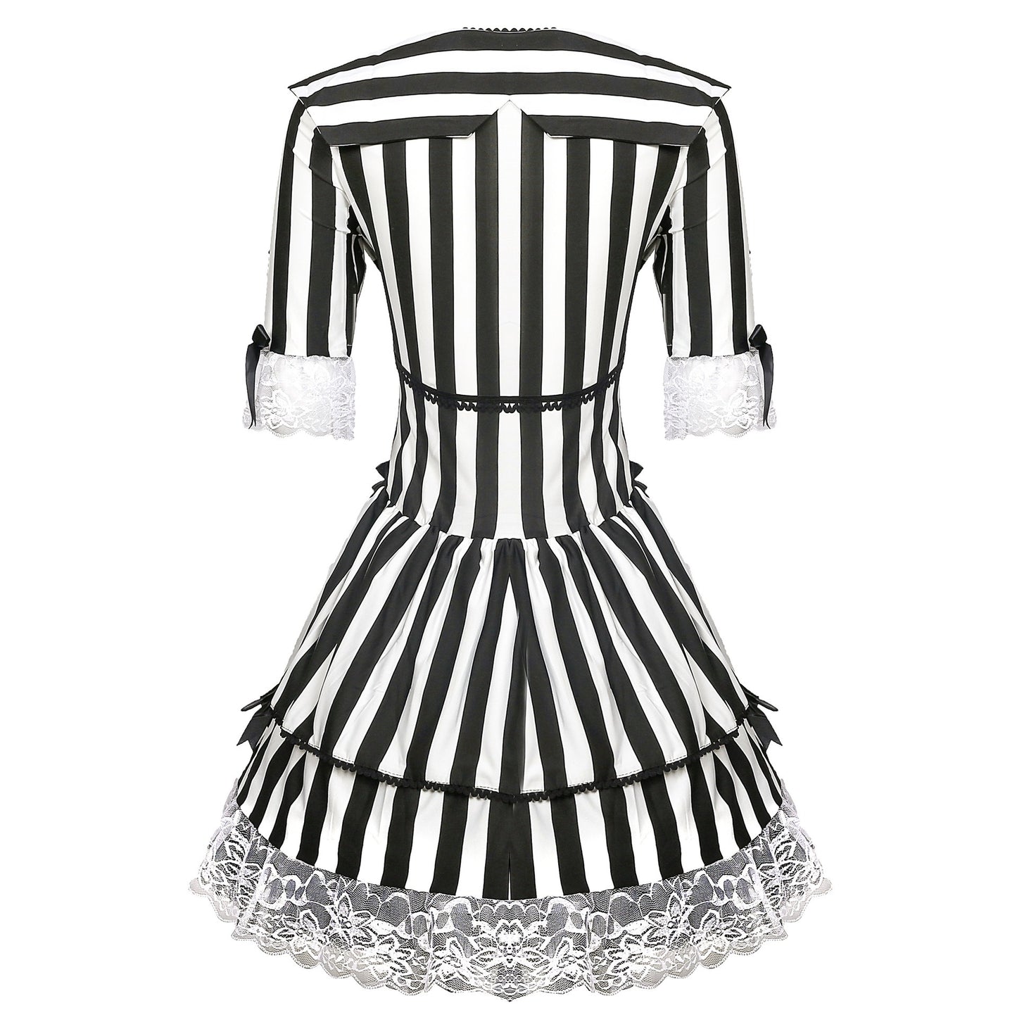 Women's Stripe Zombies Dress Fancy Dress