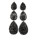 5-teiliges 1920er Jahre Flapper-Accessoire-Set, Schwarz