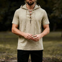 Men's Medieval Hooded Shirt