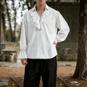 Camisa renacentista con volantes