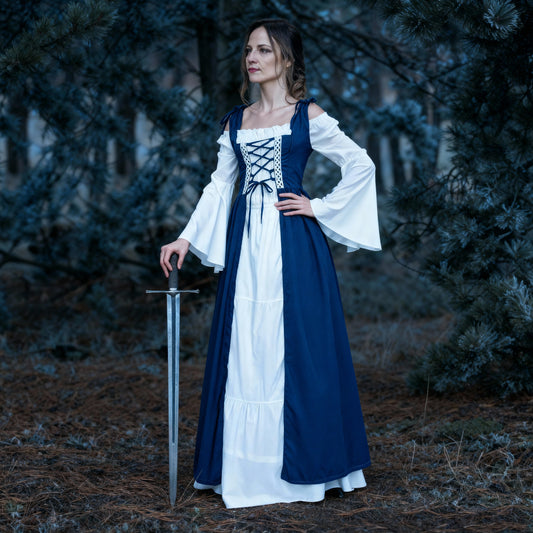 Renaissance Overdress Off Shoulder Dress Set