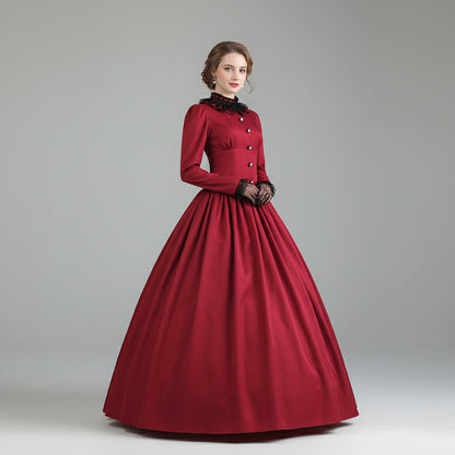 Victorian Christmas Carol Costume Dress