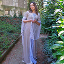 Irish Style Renaissance Dress with Hood Floor Length Design Plus Size - Retrorobe