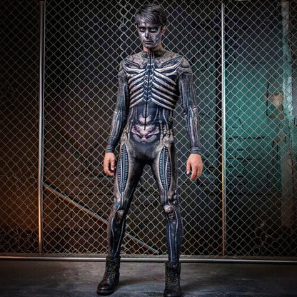 Men's Skeleton Skull Bodysuits