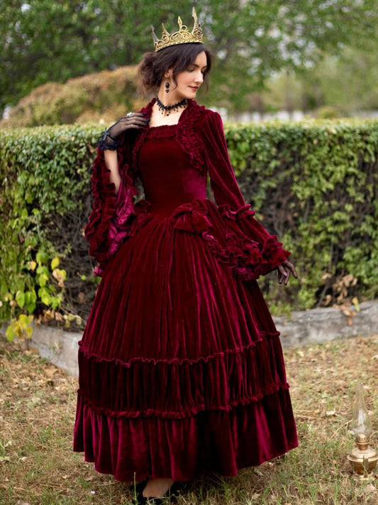 Rococo Victorian Style Women's Ball Gown Plus Size