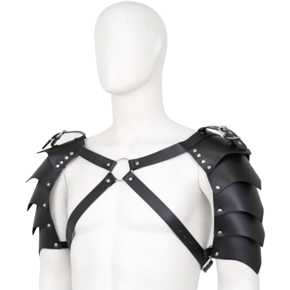 Gothic Medieval Split Style Shoulder Armor for Men - Retrorobe