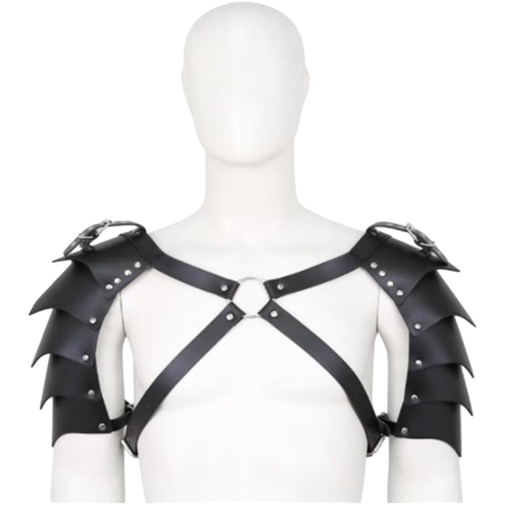 Gothic Medieval Split Style Shoulder Armor for Men - Retrorobe