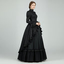 Stand Collar Lace Victorian Ball Gown