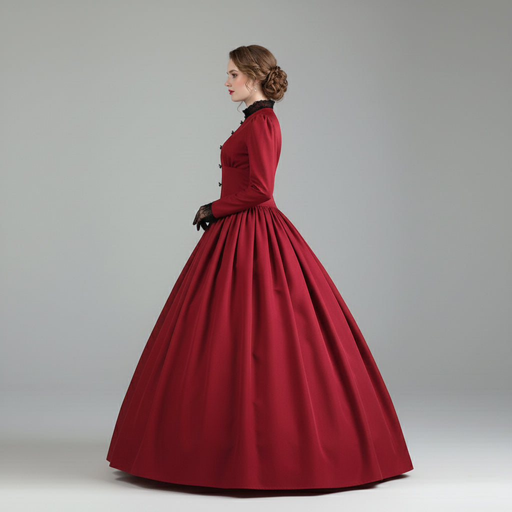 Victorian Christmas Carol Costume Dress