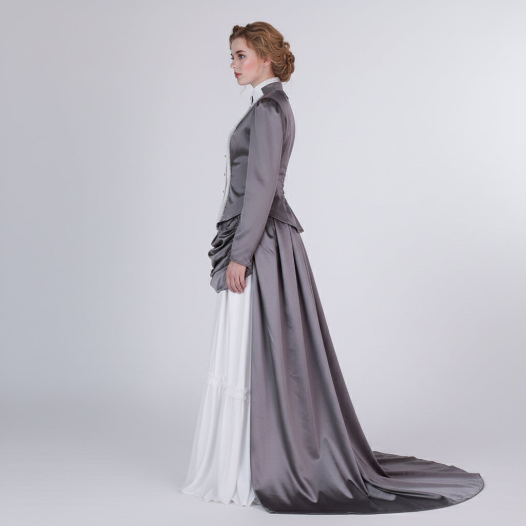 Dickensian Victorian Nanny Vintage Gown