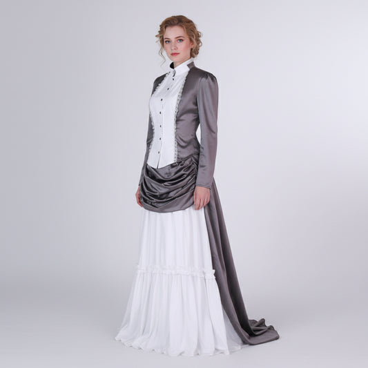Dickensian Victorian Nanny Vintage Gown