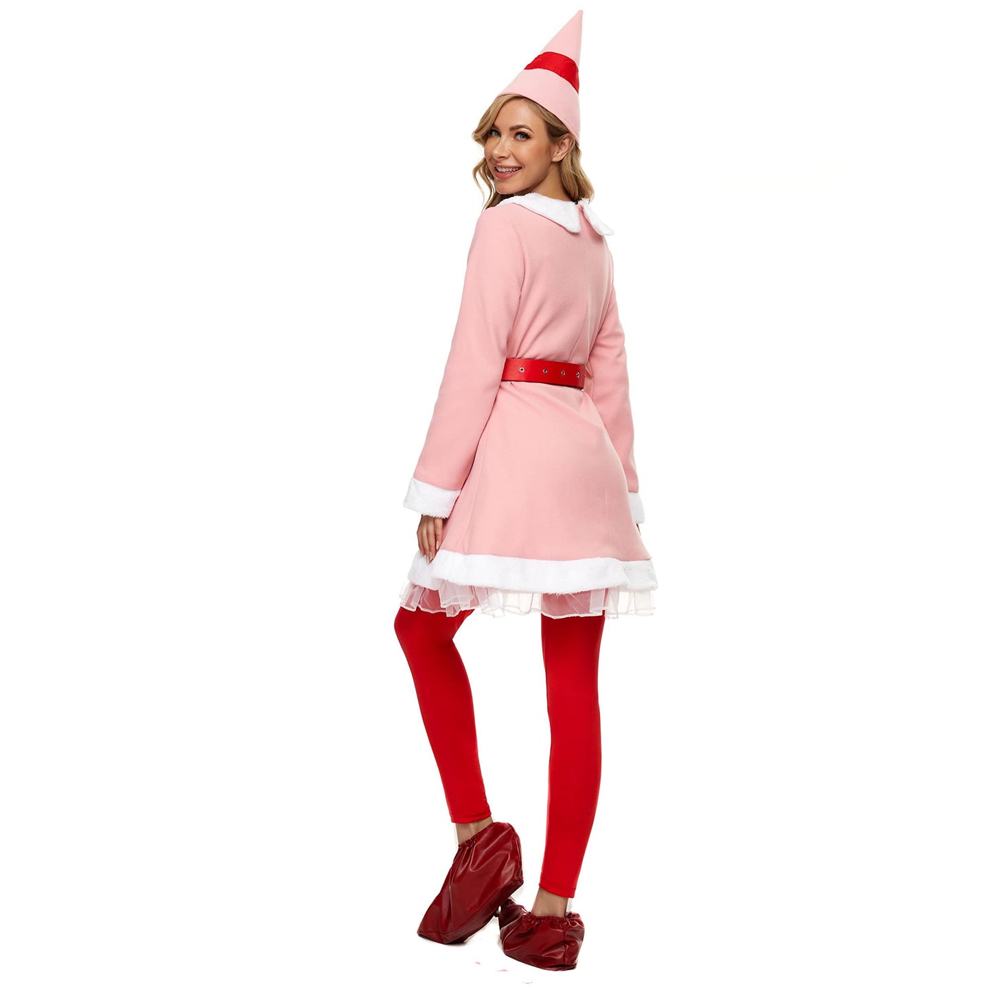 Women's Pink Elf Costume Set