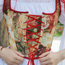 Renaissance Style Lace Design Corset Vest Bustier - Retrorobe