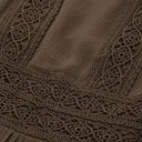 Renaissance Dress Embroidery Bell Sleeves A-Line Dress - Retrorobe