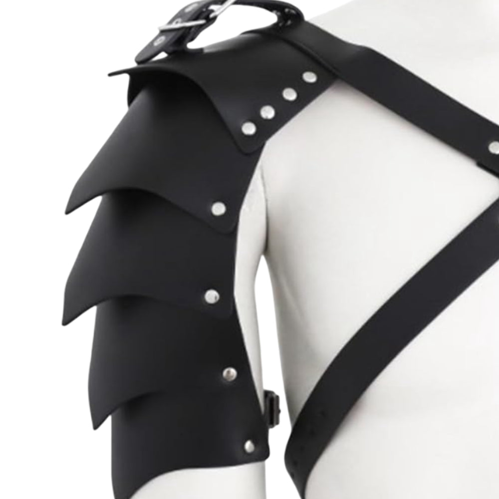 Gothic Medieval Split Style Shoulder Armor for Men - Retrorobe