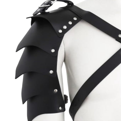 Gothic Medieval Split Style Shoulder Armor for Men - Retrorobe