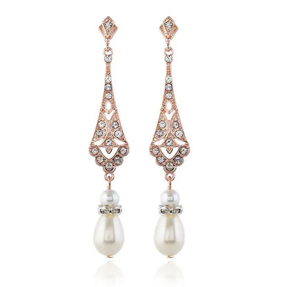 5Pcs 1920s Champagne Flapper Accessory Set