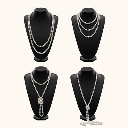 Art Deco Glamour Evening Gown with Accessories Set