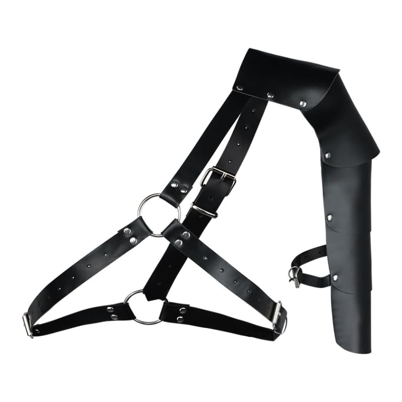 Harness Viking Single Shoulder Medieval Body Chest Harness - Retrorobe
