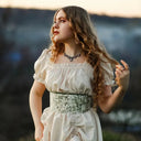 Ruffled Retro Style Women's Medieval Renaissance Dress - Retrorobe
