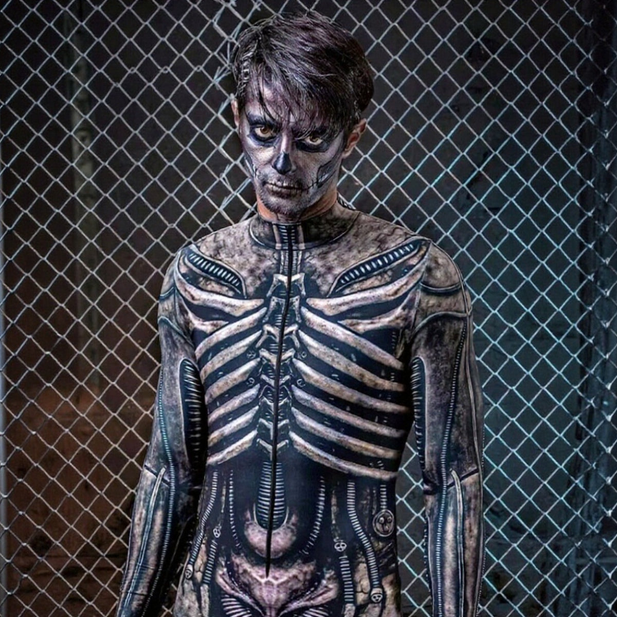 Men's Skeleton Skull Bodysuits