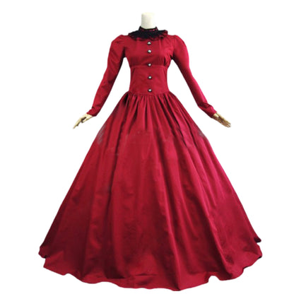Victorian Christmas Carol Costume Dress