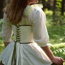 Rococo Style Corset Vest Bustie with Tulle Straps - Retrorobe