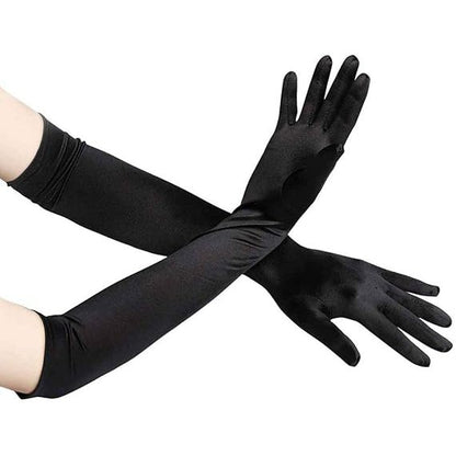 Art Deco Glamour Evening Gown with Accessories Set