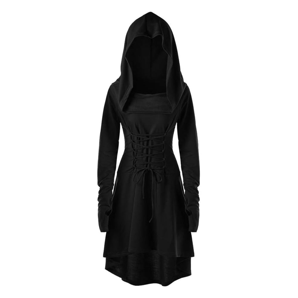 Medieval Fantasy Hooded Dress
