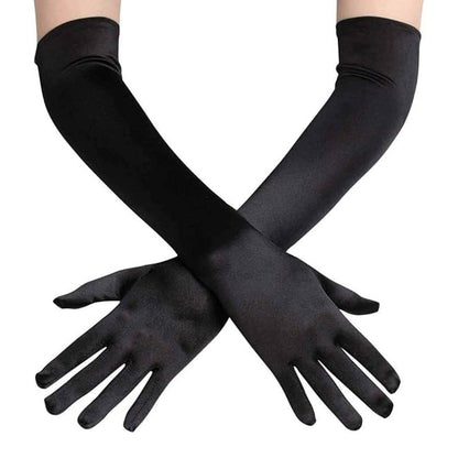 Art Deco Glamour Evening Gown with Accessories Set