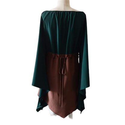 Irish Style Medieval Women's U-Neck Archery Cocktail Dress