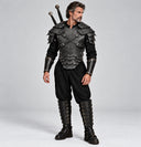 Men's Black Medieval Armored Warrior 6-Piece Set