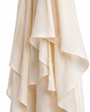 Renaissance-Inspired Off-Shoulder Ruffle Maxi Dress