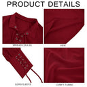 Pirate Style Tunic Drawstring Desing - Retrorobe
