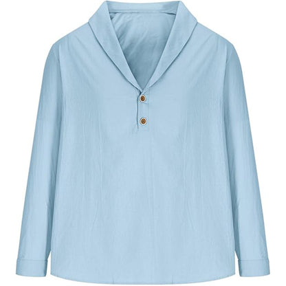 Medieval Style Sailor Collar Tunic Shirt - Retrorobe