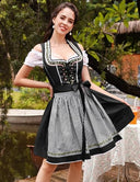 Oktoberfest 3-Piece Dirndl with Apron & Blouse - Retrorobe