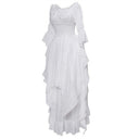 Renaissance Style Off Shoulder Long Dress - Retrorobe