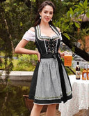 Oktoberfest 3-Piece Dirndl with Apron & Blouse - Retrorobe