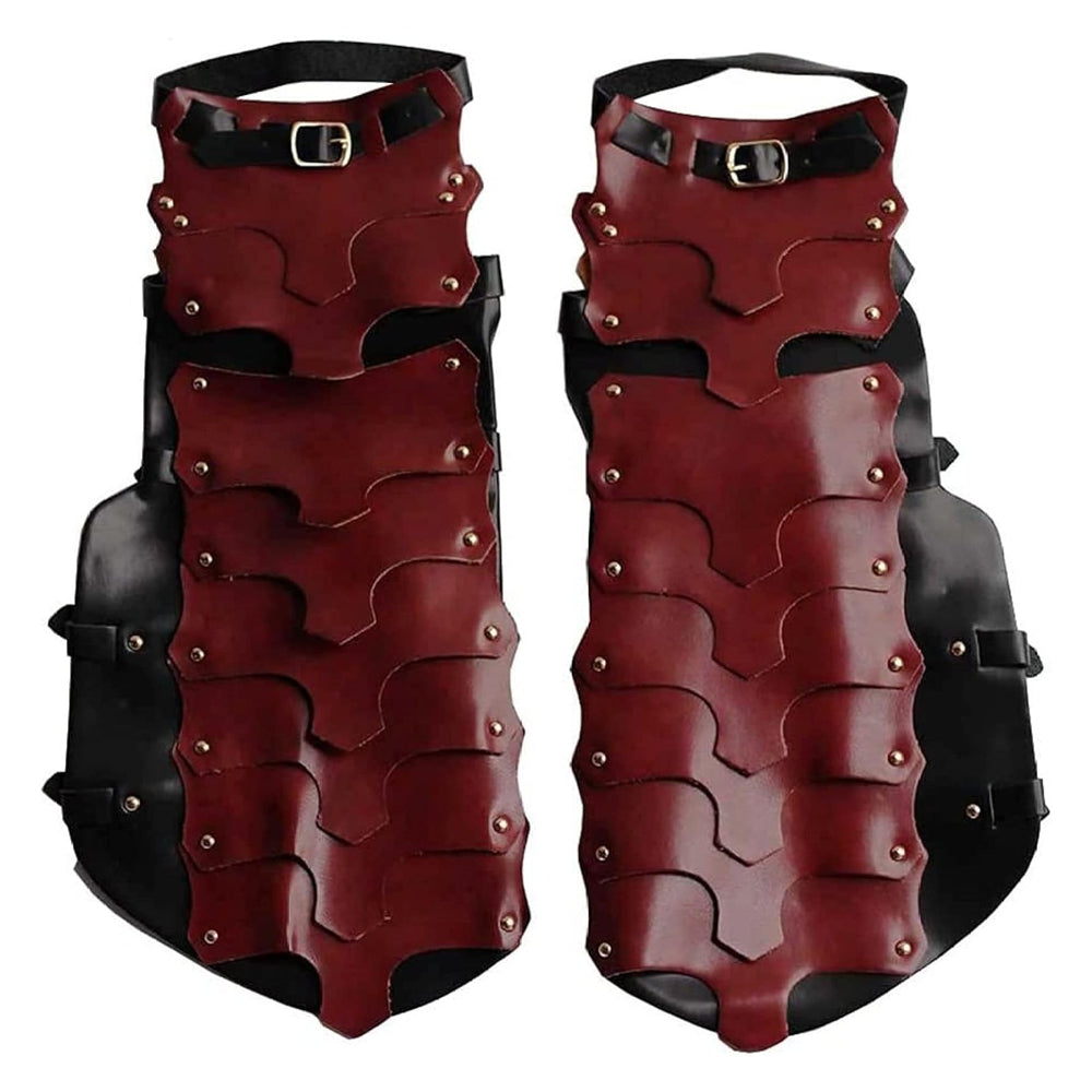 Unisex Gothic Medieval Legguards Boot Covers