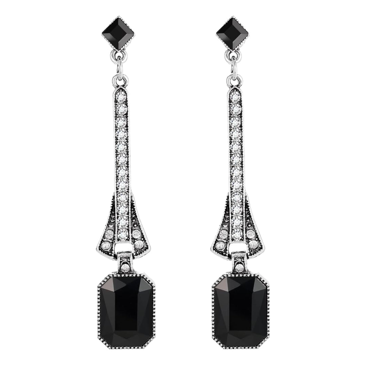 5PCS Black 1920s Flapper Accessory Set