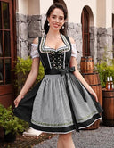 Oktoberfest 3-Piece Dirndl with Apron & Blouse - Retrorobe