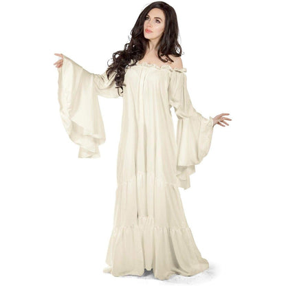 Irish Medieval Retro Royal Court Princess Style Long Sleeve Dress