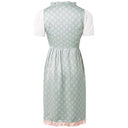 Oktoberfest 3-Piece Lace-up Dirndl with Apron & Blouse - Retrorobe